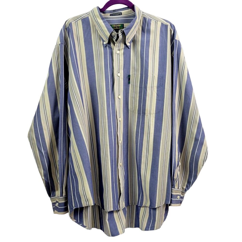 Alexander Julian Long Sleeve Casual Shirt‎ Size XLT